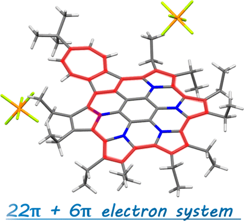 Pyrrole- and Azulene-Fused Azacoronene Dication with 22π+6π Aromatic Rings